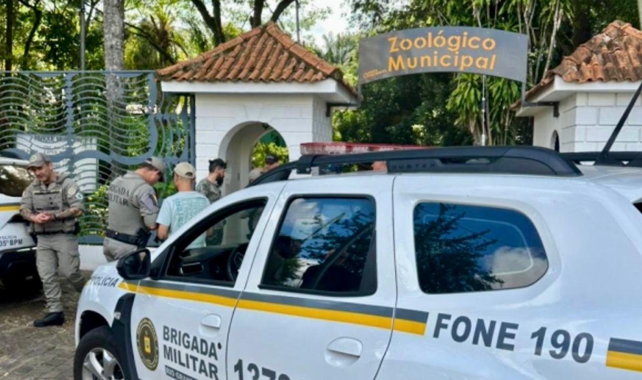 Homem &eacute; preso ap&oacute;s invadir zool&oacute;gico e matar animal no interior do Rio Grande do Sul