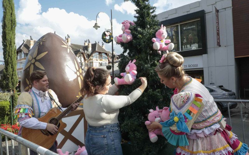 Osterbaumfest teve sua primeira edição na sexta-feira (13), em Gramado