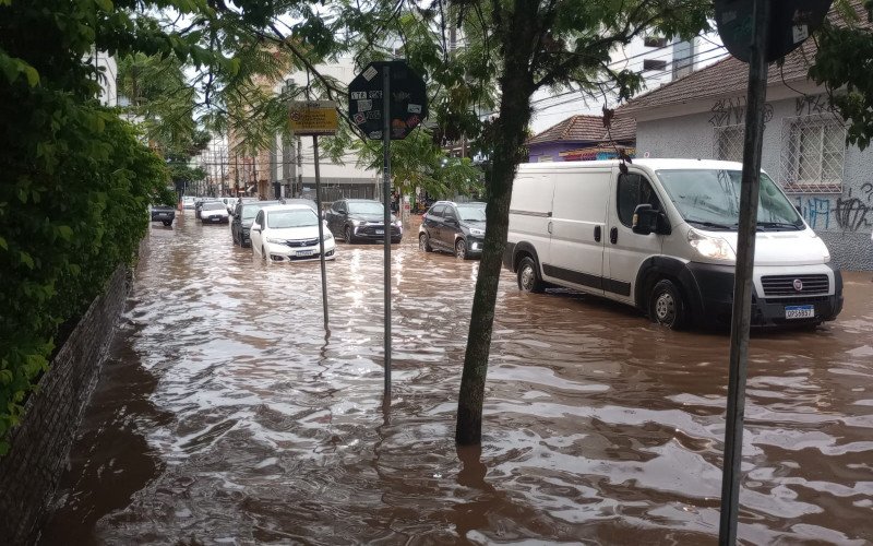 Alagamento no Centro de São Leopoldo
