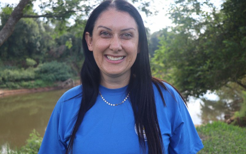 Professora Giane conta que alunos gostaram de viver o aprendizado na pr&aacute;tica