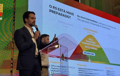 Prioridade é melhorar sistemas já existentes contra cheias no Rio dos Sinos, diz governo estadual