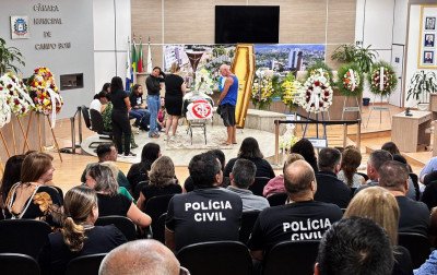 "Certeza de que foi um herói: Campo Bom se despede de guarda municipal que morreu durante ocorrência no Rio dos Sinos