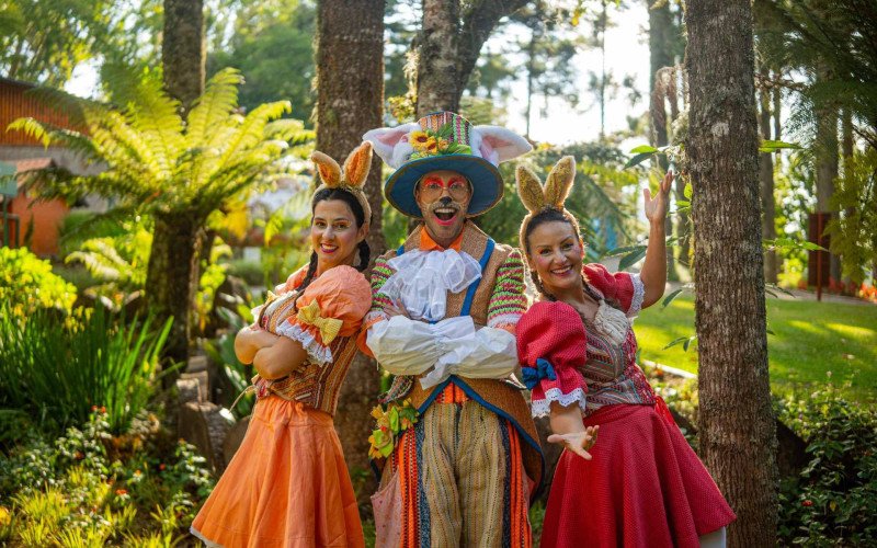 A programação de Páscoa do Parque do Caracol ocorre entre os dias 19 de março e 5 de abril