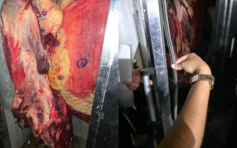 Fiscalização em Lavras do Sul prende duas pessoas e interdita estabelecimentos após apreensão de 2,5 toneladas de produtos impróprios
