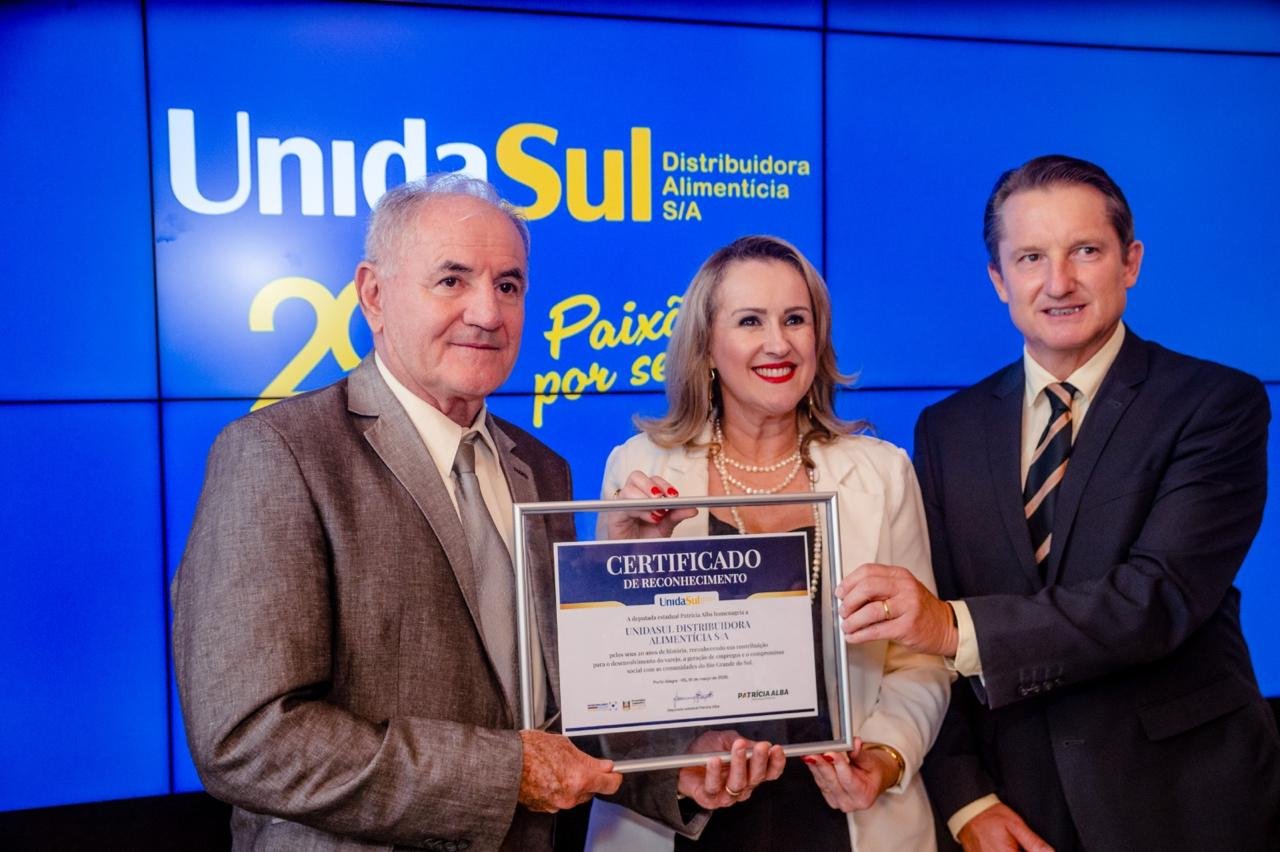 Assembleia Legislativa faz homenagem ao Grupo UnidaSul