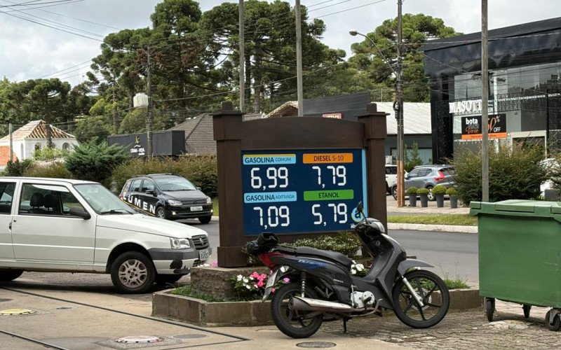 Gasolina se aproxima dos R$ 7 em Gramado
