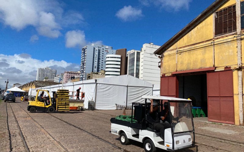 Estrutura do evento está sendo preparada em Porto Alegre | abc+