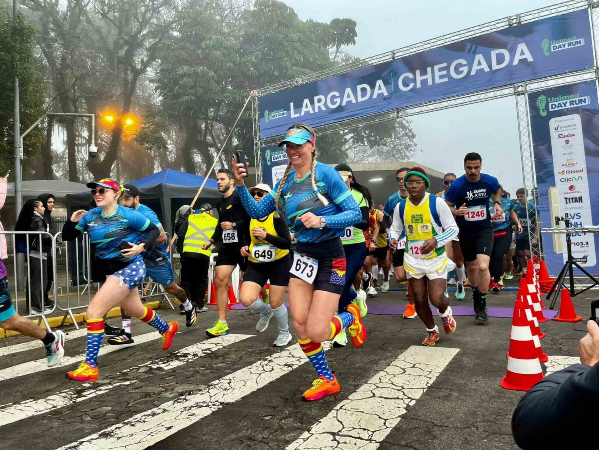 A corrida ocorre com sol ou chuva | abc+