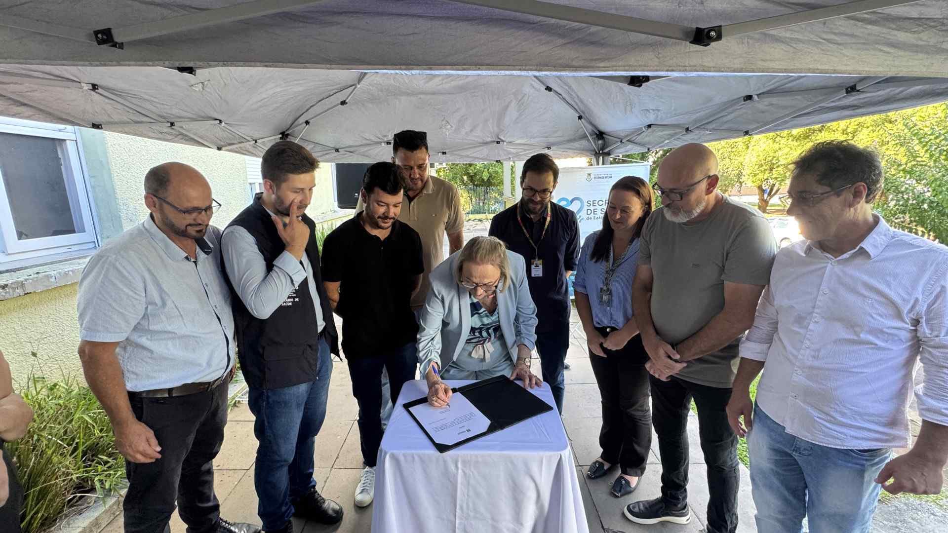 Estado assina repasse para aquisição de equipamentos ao Hospital Getúlio Vargas em Estância Velha