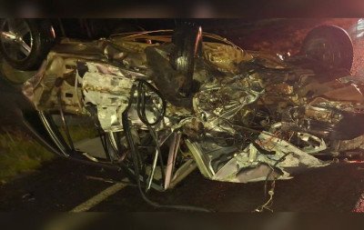 Identificado motorista morto após ser ejetado de carro em colisão frontal