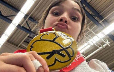 Canoense Sarah Mauer Mendes conquista medalha de ouro no Internacional de Judô na Alemanha