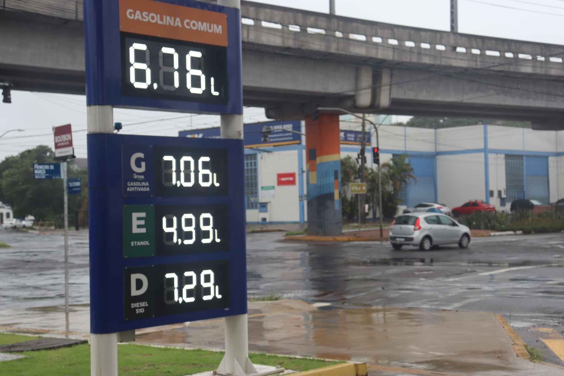 “A gente acaba apertando as coisas em casa”: Motoristas comentam preço alto da gasolina e diesel