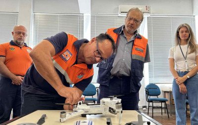 Novos agentes de Defesa Civil são capacitados para operar drones no Vale do Sinos