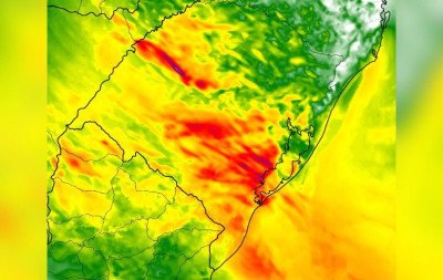 RS em alerta: Temporais severos com vento de 100 km/h e risco de estragos estão previstos para esta segunda-feira (23)