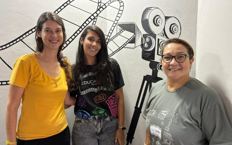 Professoras do programa Educavídeo em Gramado