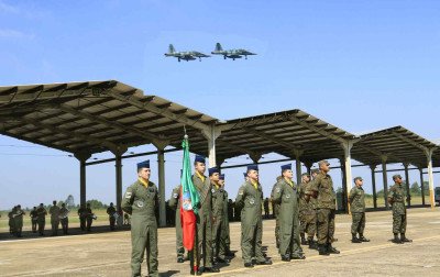 "Dedicação e trabalho silencioso": solenidade marca o 79º aniversário do Esquadrão Pampa na Base Aérea de Canoas