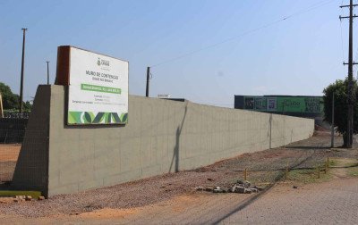 Por que o muro da Cassol ainda não foi inaugurado? Estrutura está pronta desde março