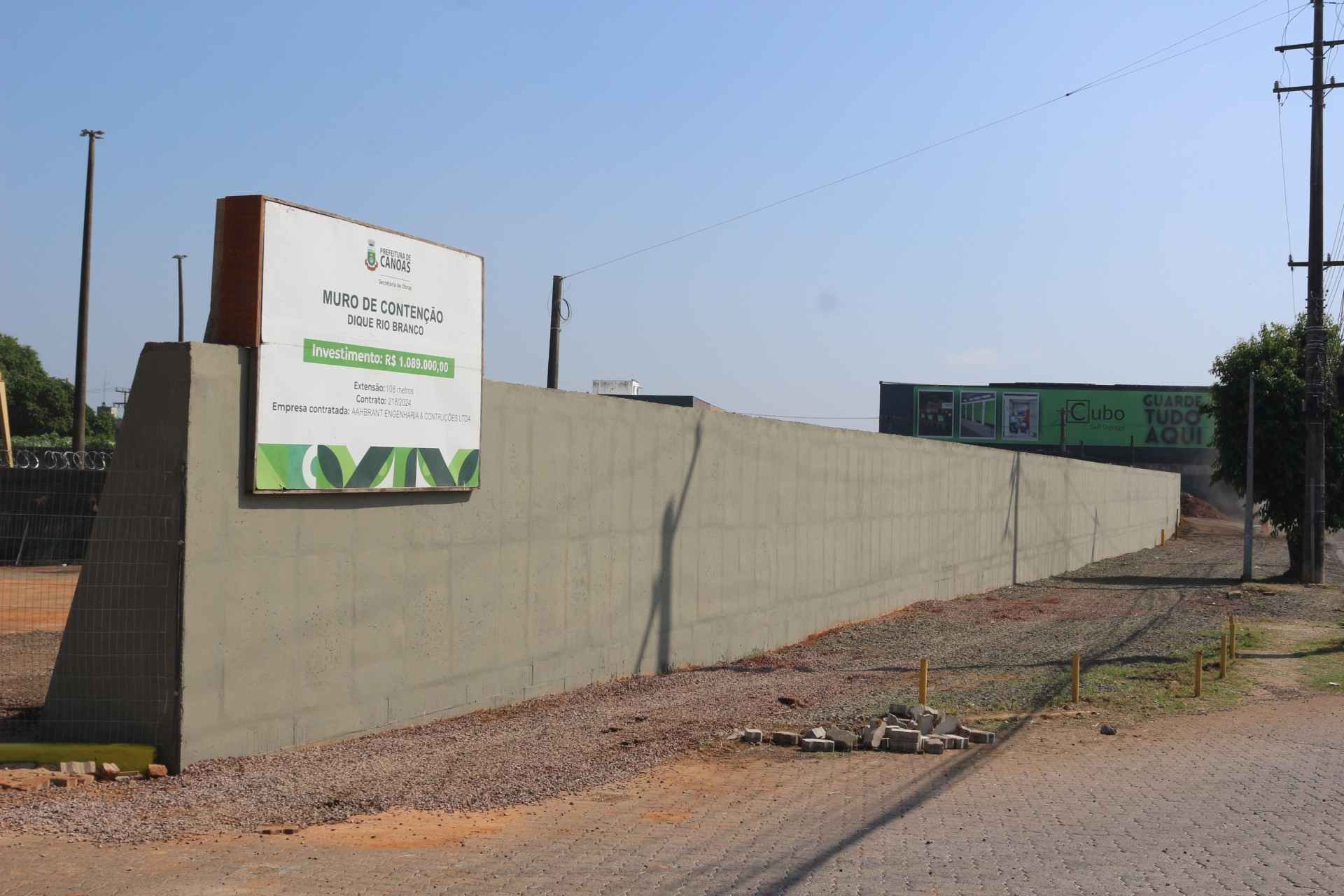 Por que o muro da Cassol ainda n&atilde;o foi inaugurado? Estrutura est&aacute; pronta desde mar&ccedil;o