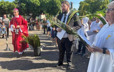 "Parar, refletir e renovar a vida e a fé": Vídeo mostra como foi a celebração de Domingo de Ramos em catedral de Novo Hamburgo