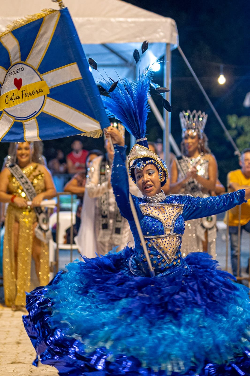 Desfile de escolas de samba atraiu cerca de 2.500 pessoas