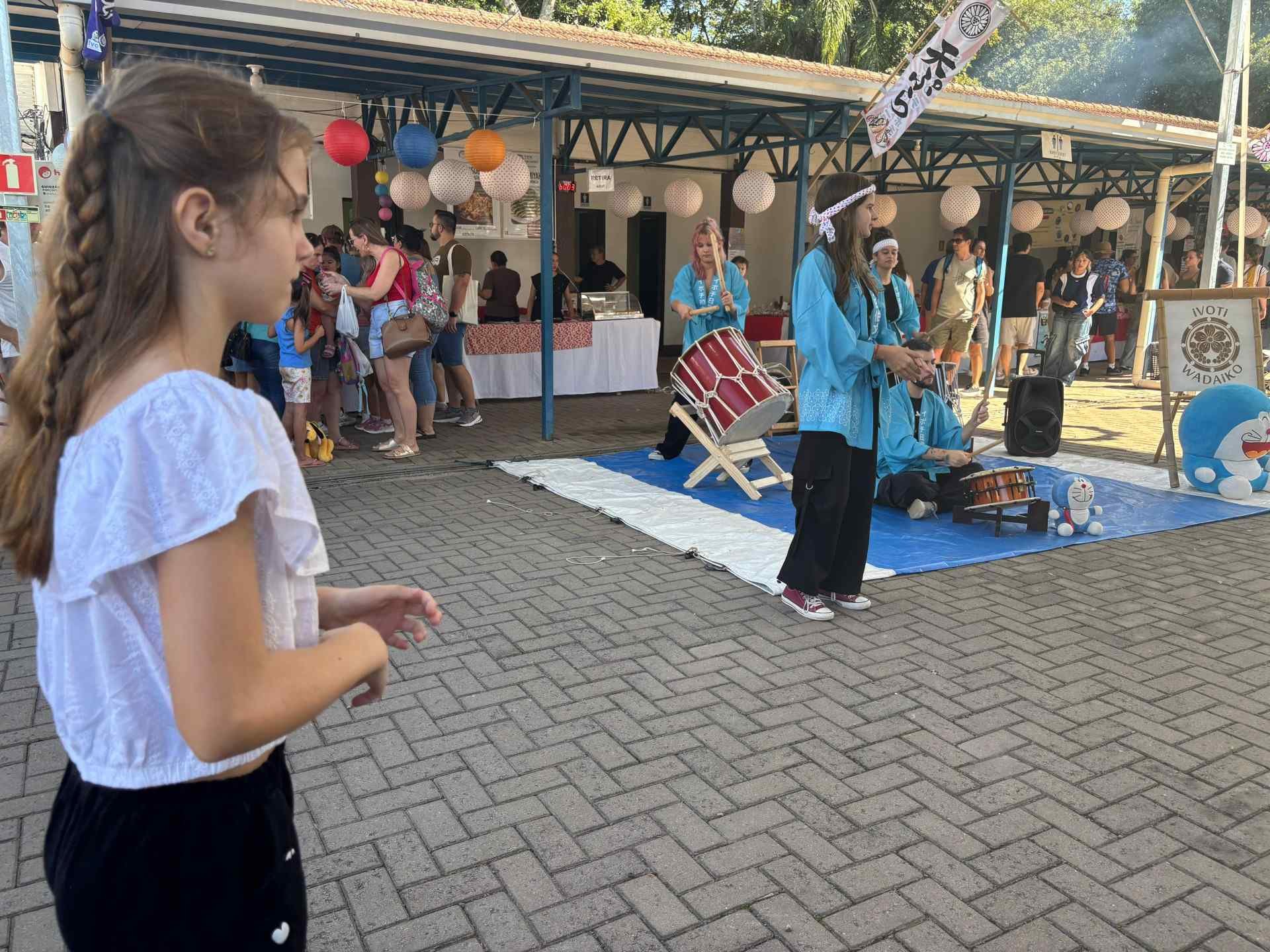 Grupo Waidako foi um dos destaques da feira na Colônia Japonesa