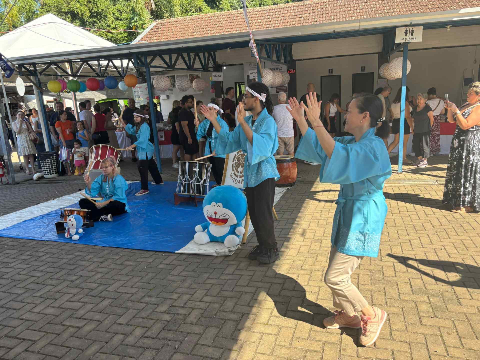 Grupo Waidako foi um dos destaques da feira na Colônia Japonesa