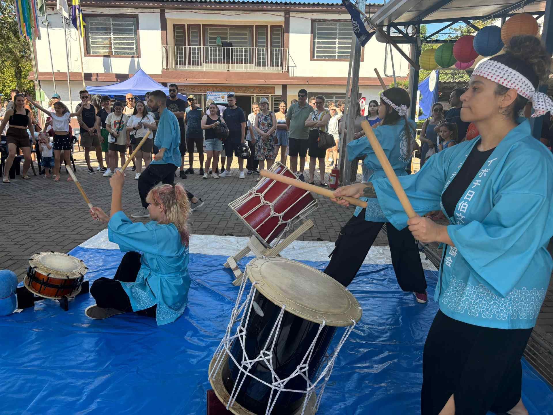 Grupo Waidako foi um dos destaques da feira na Colônia Japonesa