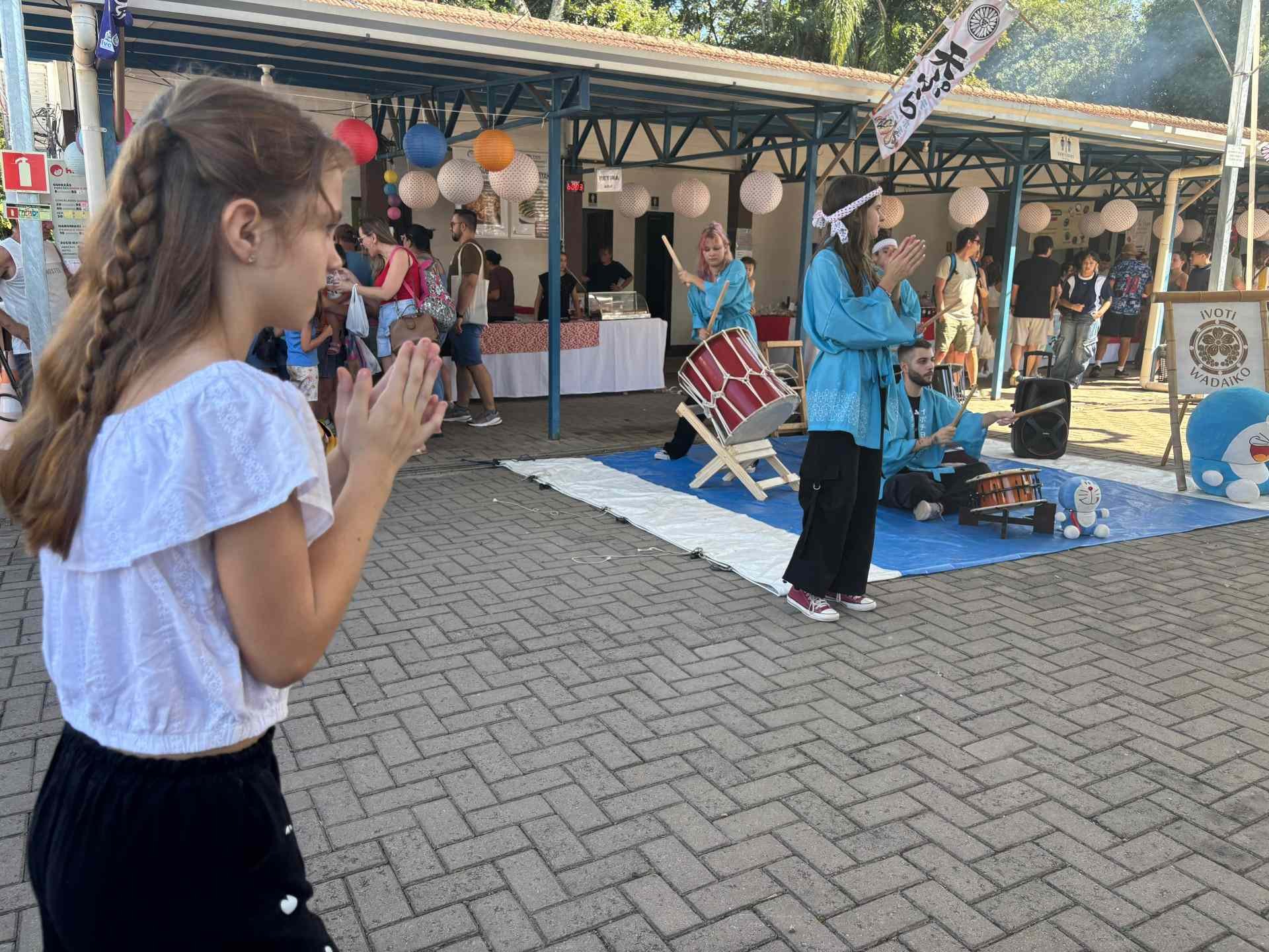 Grupo Waidako foi um dos destaques da feira na Colônia Japonesa