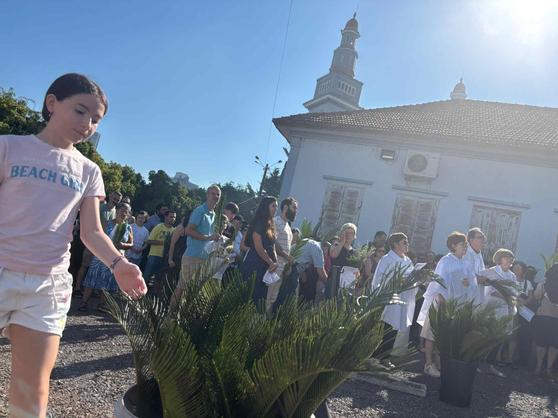 Procissão de Domingo de Ramos na Catedral são Luiz Gonzaga