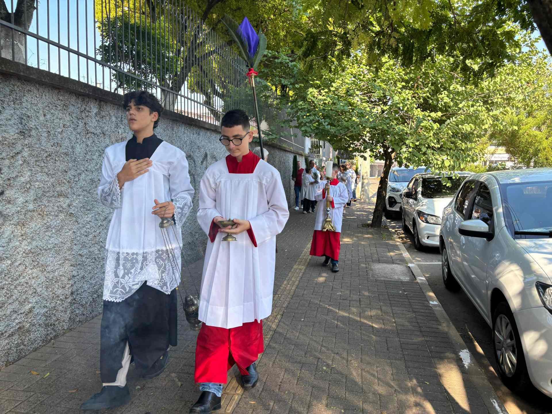 Procissão de Domingo de Ramos na Catedral são Luiz GonzagaProcissão de Domingo de Ramos na Catedral são Luiz Gonzaga