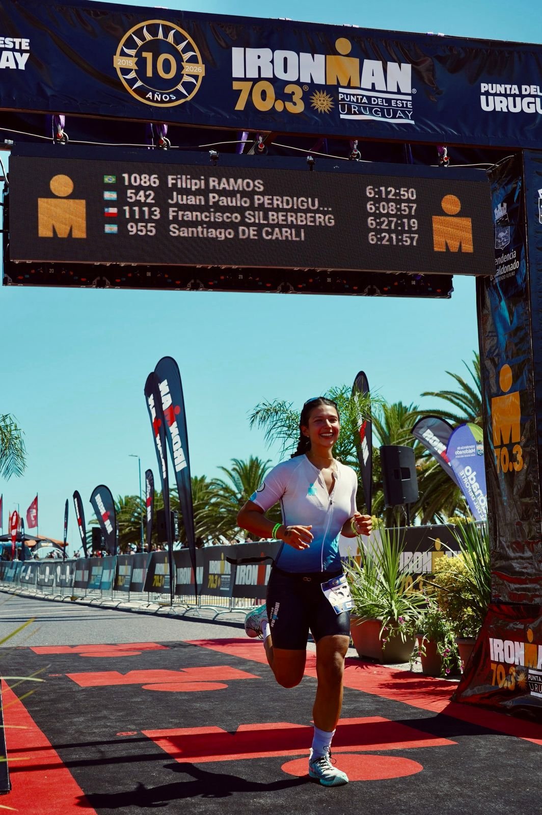 Duda participou do Ironman 70.3 em Punta