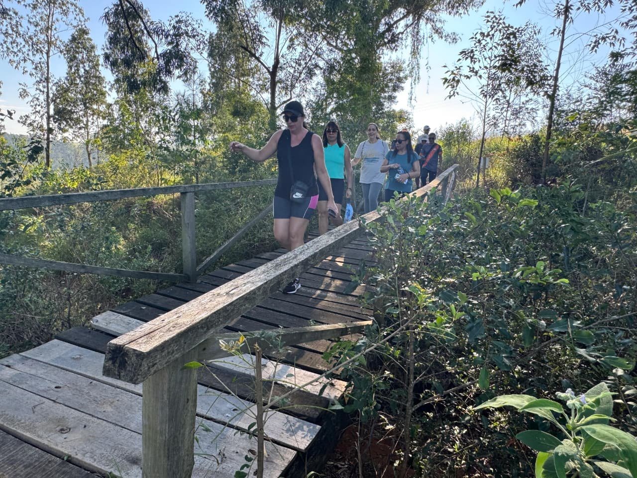 Percurso em meio da natureza atraiu dezenas de pessoas 