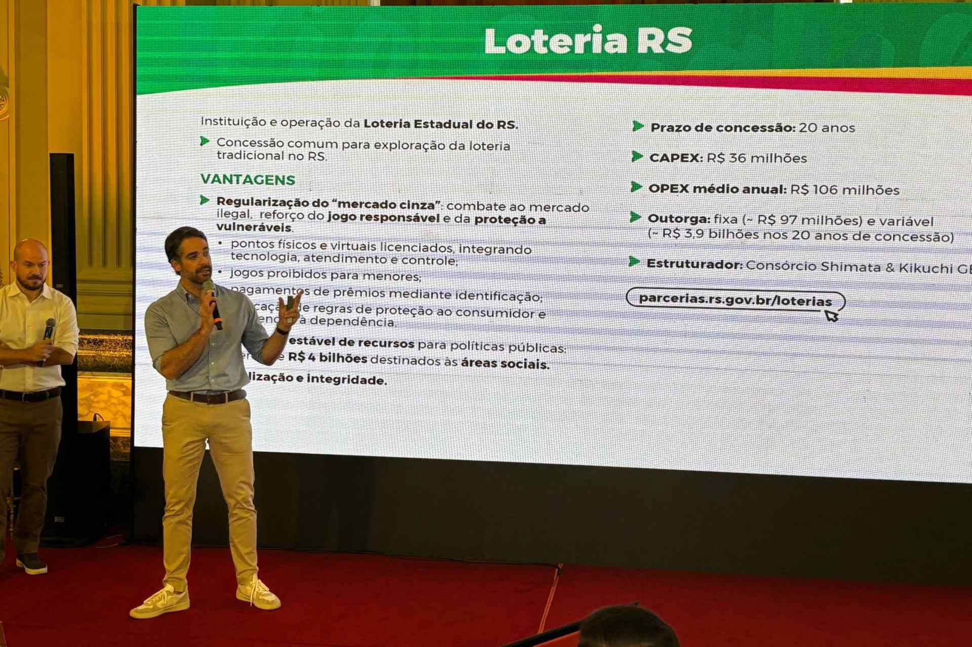 Estado projeta arrecadar R$ 4 bilh&otilde;es com nova loteria ao longo de 20 anos