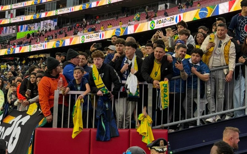 Bastidores do amistoso Brasil x França, em Boston, nos Estados Unidos | abc+