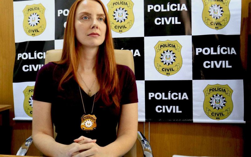 A delegada Graziela Zinelli assumiu o inquérito que apura a morte de Flávio Lucas dos Santos Grubert, em Canoas | abc+