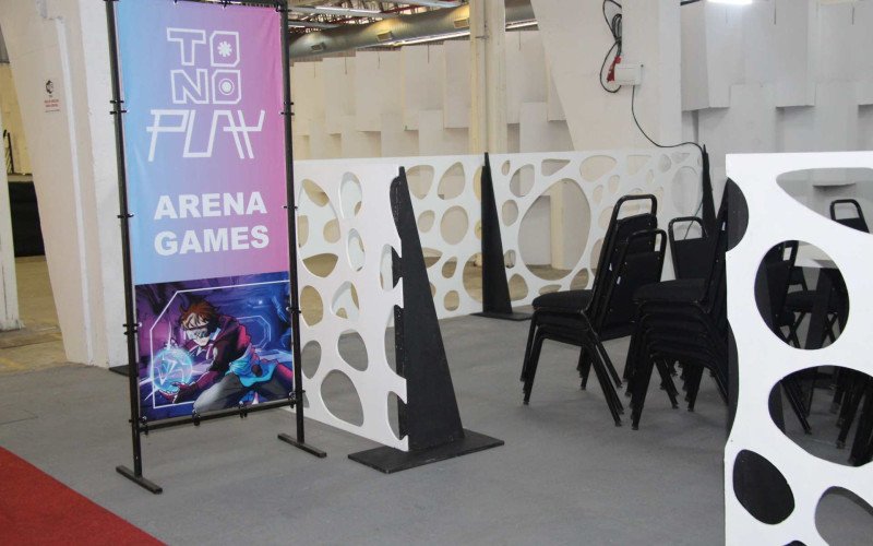 Arena de games fica na área da praça de alimentação | abc+