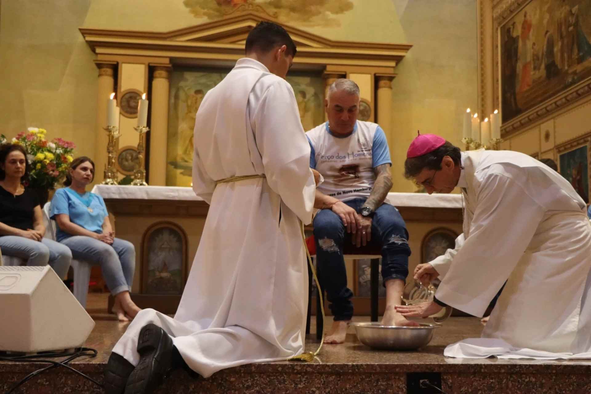 Missa de Lava-Pés da Catedral de Novo Hamburgo terá a presença de grupos que realizam trabalho social