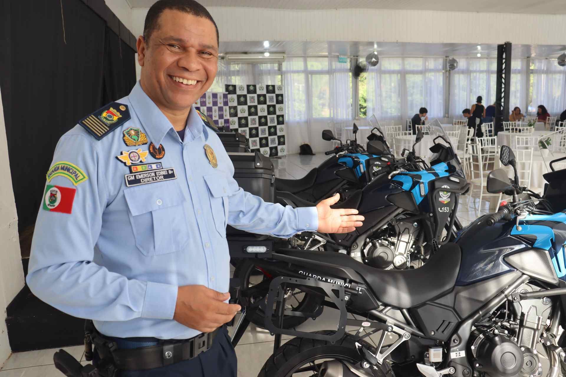 Guarda Municipal completa 34 anos com novas motocicletas e projetos na segurança pública