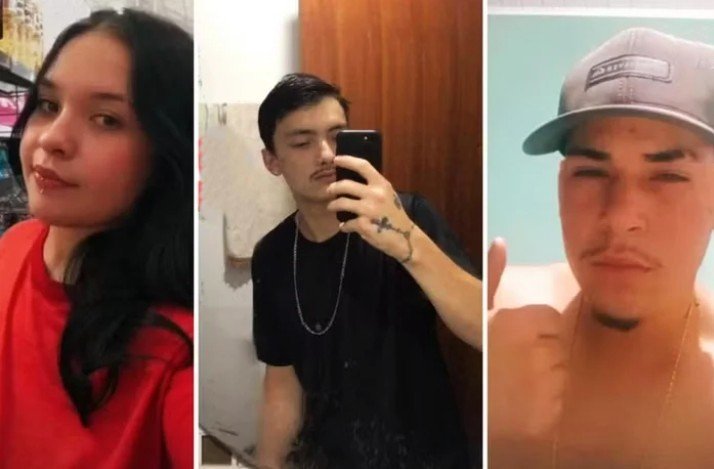 Carolina Oliveira de Lima, de 20 anos, Vítor Juan Santiago, 18 anos, e Pedro Henrique Di Benedetto Rodrigues, 23 anos, foram vítimas de crime brutal | abc+