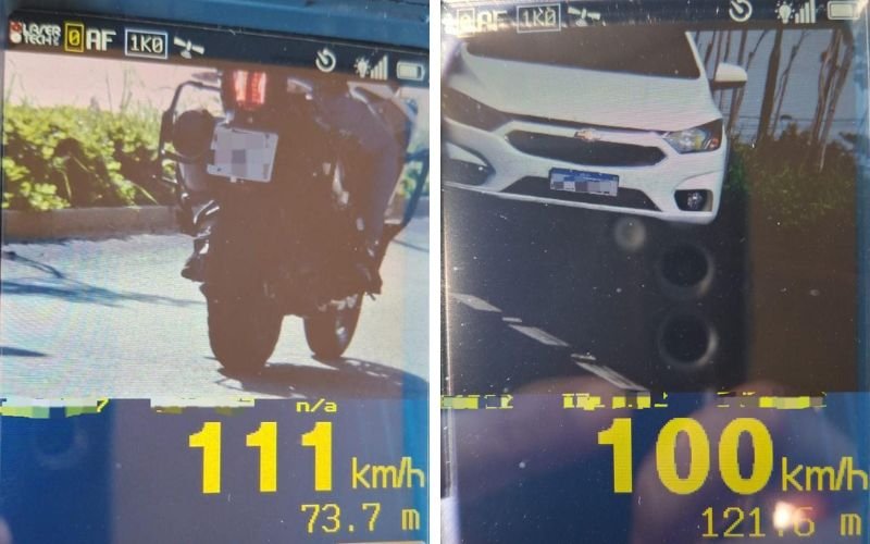 De 100 km/h a 111 km/h: Motoristas abusam da velocidade em avenida da região; veja multa para infração
