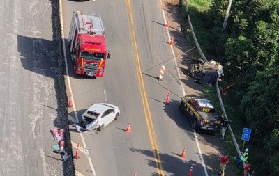 O que se sabe sobre o acidente de trânsito com duas mortes na BR-386