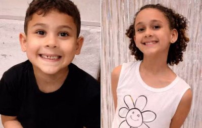 Carro atinge crianças que brincavam na calçada: Vítimas tinham 5 e 10 anos