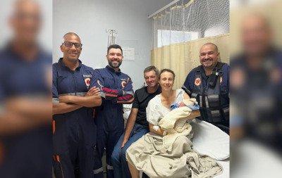 Bebê nasce em ambulância do Samu a caminho do hospital