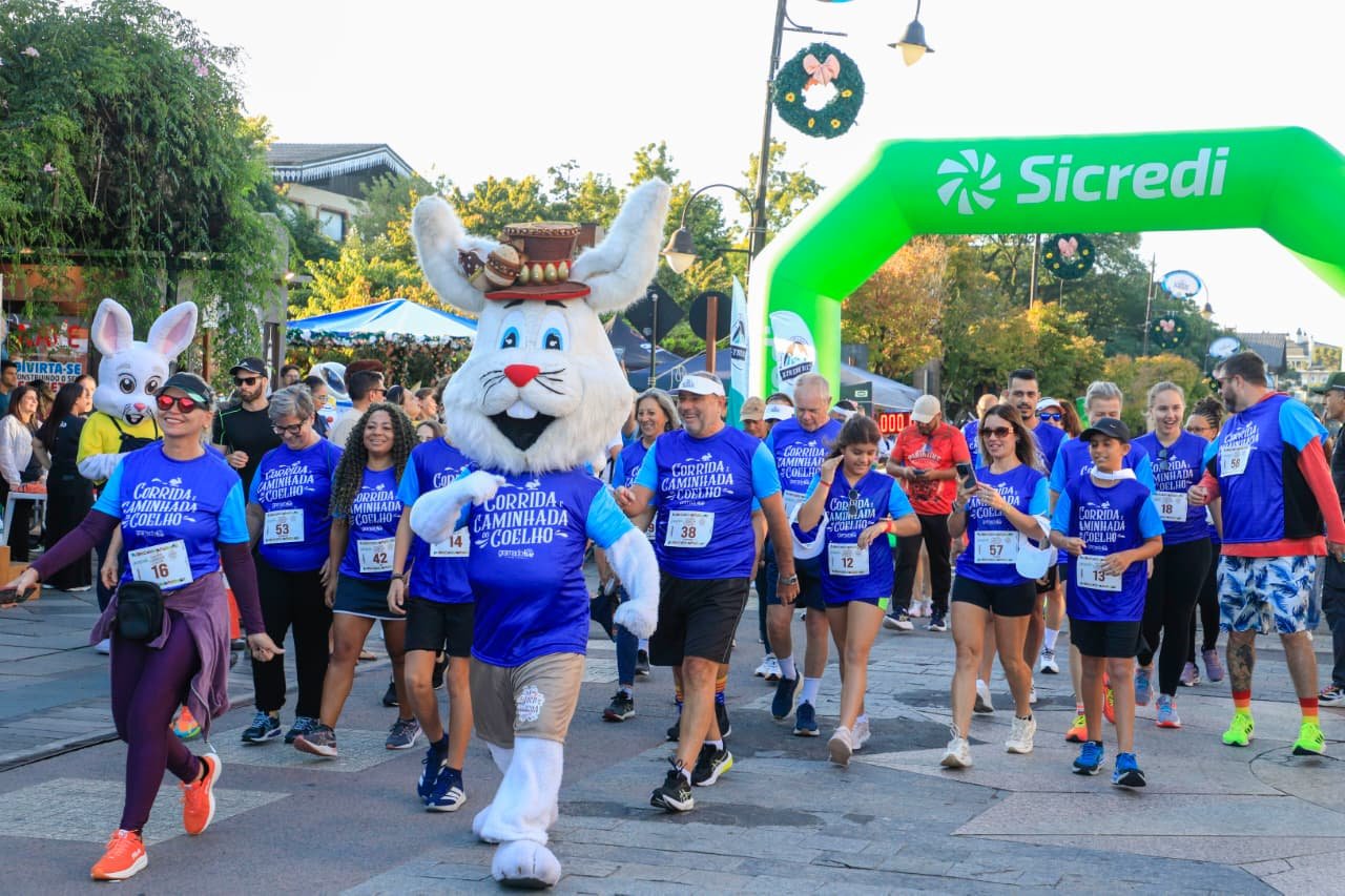Com recorde de participantes, saiba quem são os vencedores da Corrida e Caminhada do Coelho em Gramado