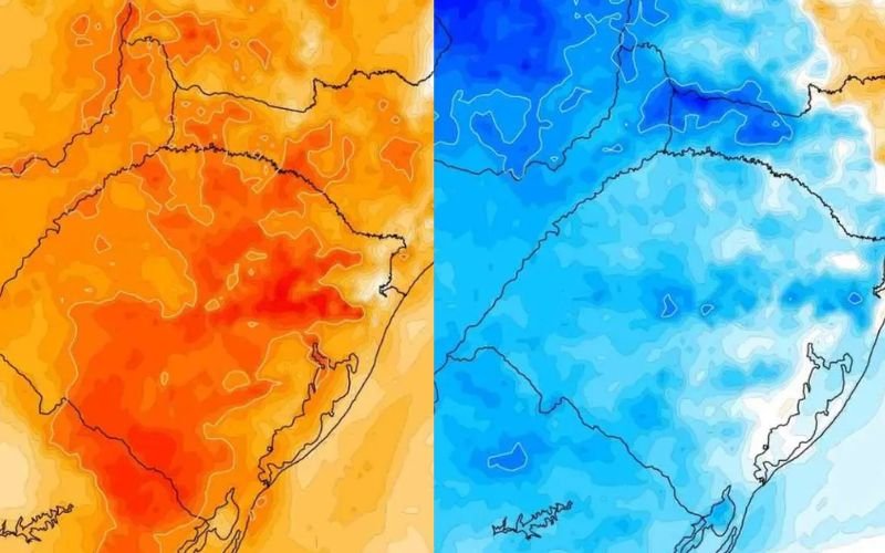 Rio Grande do Sul terá montanha-russa nos termômetros; entenda como serão os próximos dias
