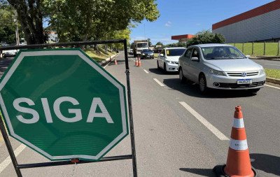 BR-116: Obras em direção à Serra causam bloqueios em trecho da região