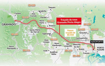 Trem Porto Alegre-Gramado: Saiba em que ponto está projeto para construção de linha ferroviária