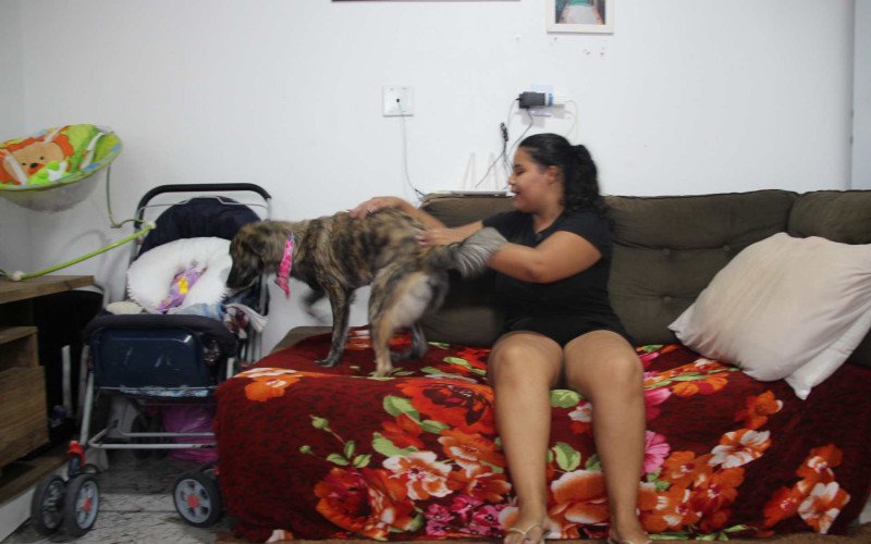 Thamyres comemora o reencontro com Princesa
