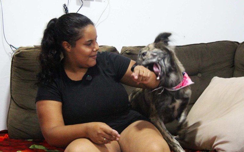 Thamyres comemora o reencontro com Princesa | abc+