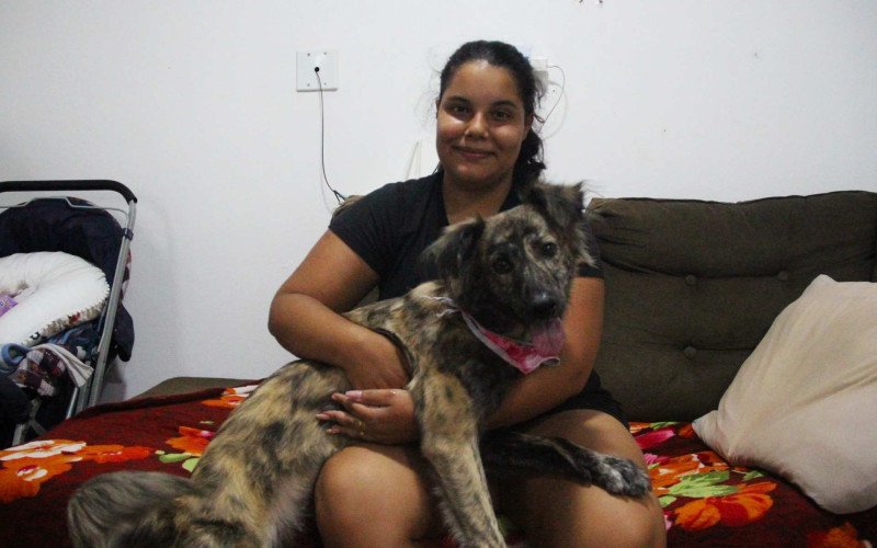 Thamyres comemora o reencontro com Princesa